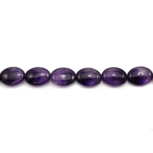 Amethyst oval 15x20mm x 1pc