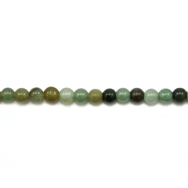 Jade nature rond 4mm x 40cm