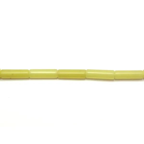 Nephritis jade tube 4x13mm x 10pcs