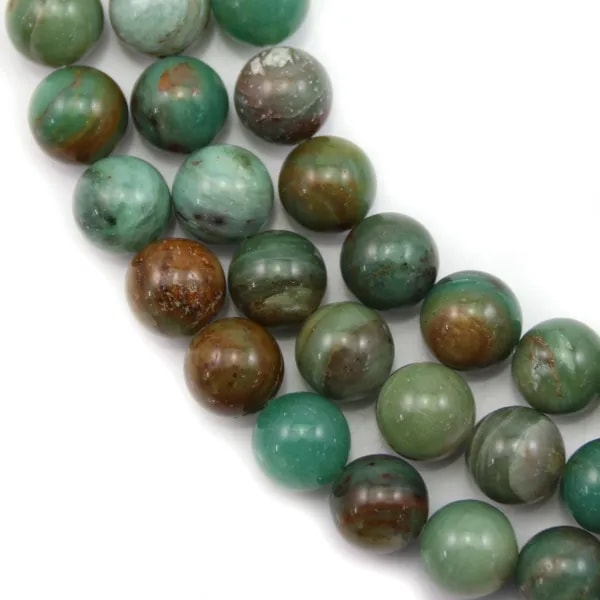 Australian dragon blood jade rond 8mm x 40cm