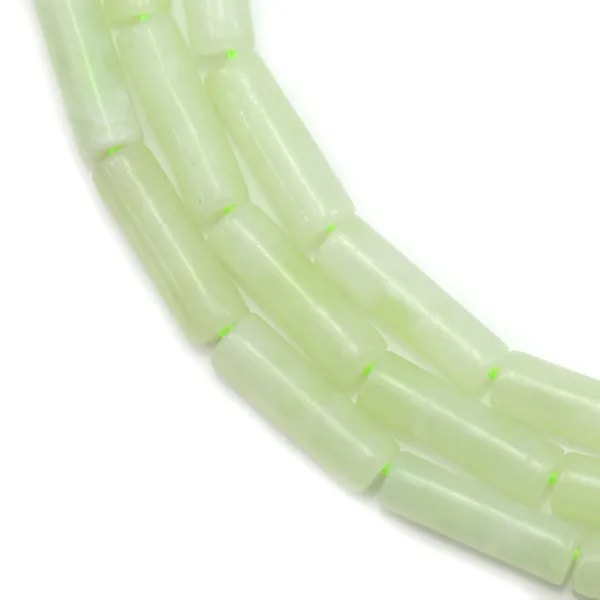 Jade nephrite tube 4x13mm x 40cm