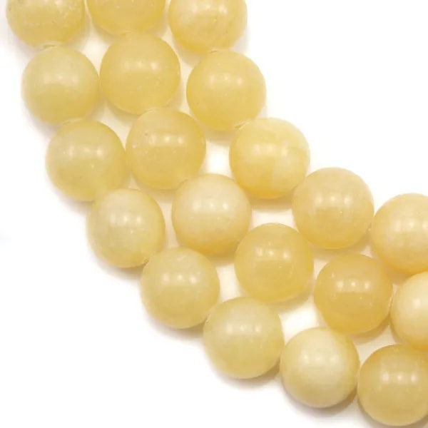 Honey jade round 10mm x 40cm