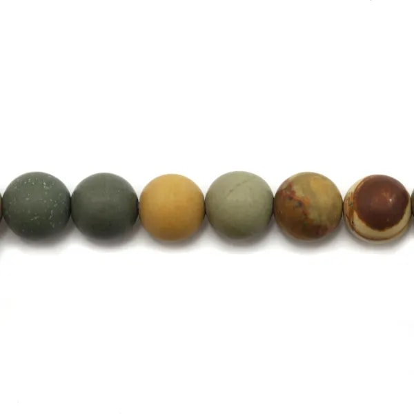 Jaspe mookaite ronde 6mm x 40cm