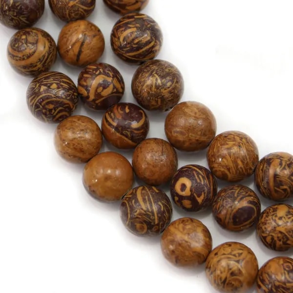 Elephant skin jaspe round 8mm x 40cm 