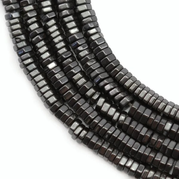 Hématite écrou 3x1mm x 40cm