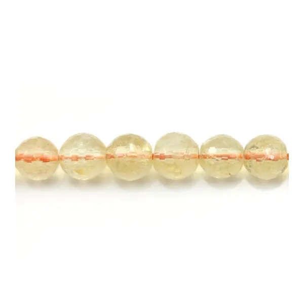 Citrine Ronde Facette