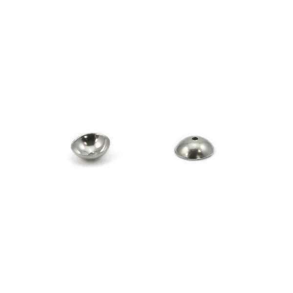 Coupelle lisse 5mm en Acier Inox x 10pcs