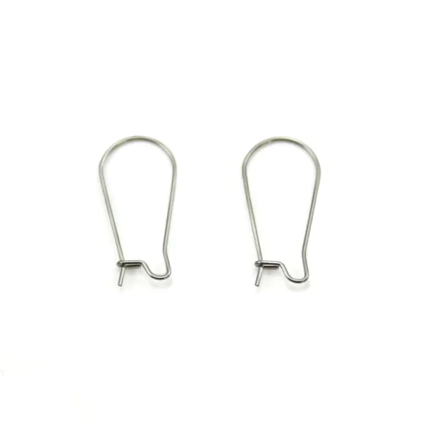 Dormeuse boucle d'oreille 12x25mm en Acier Inox x 10pcs