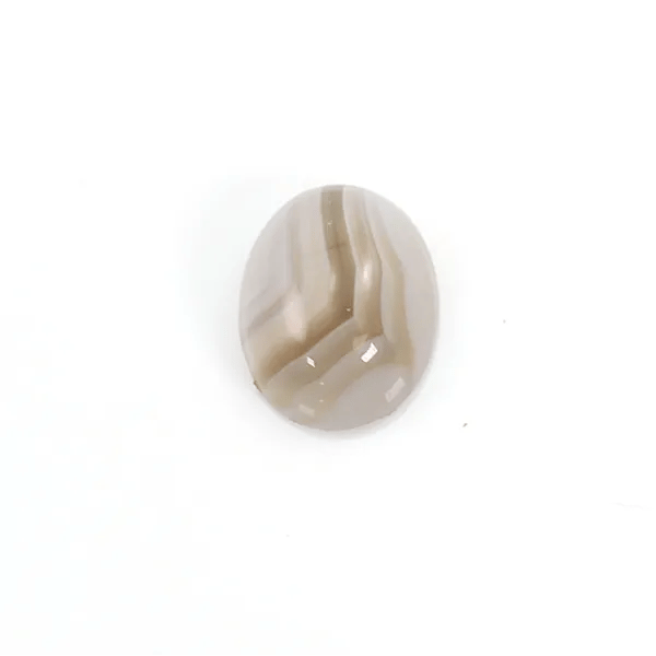 Cabochon d'agate du boswana, de forme ovale, 4 * 6mm x 4pcs