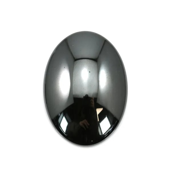 Cabochon hématite ovale 22x30mm x 4pcs