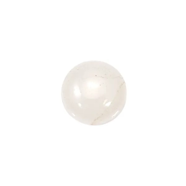 Cabochon jade blanc rond 16mm x 1pc