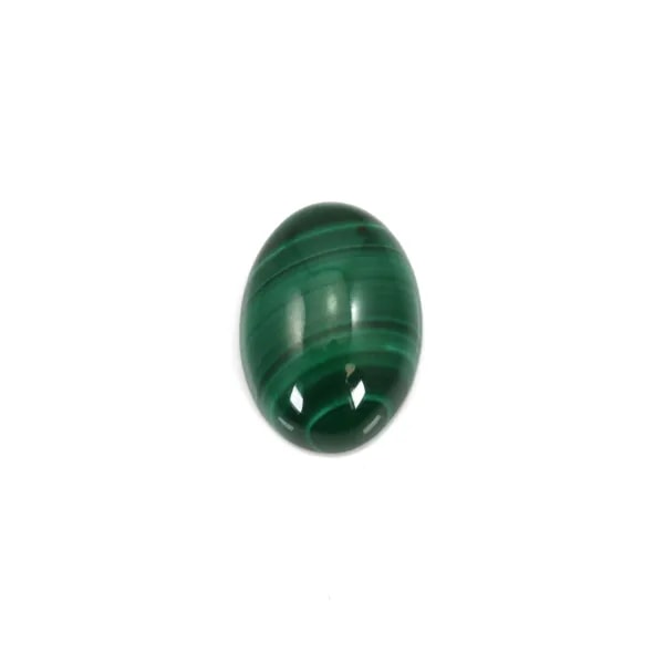 Cabochon Malachite Ovale 10x14mm x 1pc