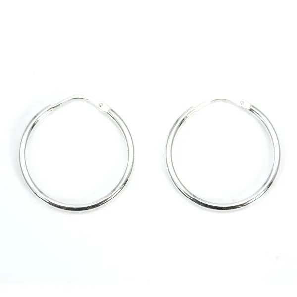 Creole fino 23mm Prata 925 x 2pcs
