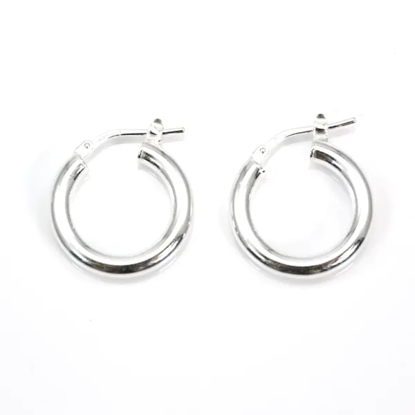 Creole 18mm Silber 925 x 2pcs