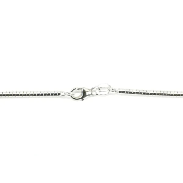 Chaîne maille oméga 1.5mm Argent 925 traité anti-ternissement x 45cm