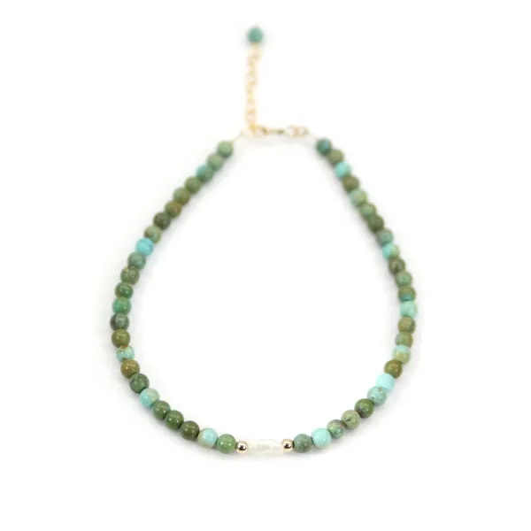 Gold Filled & Turquoise Armband x 1St