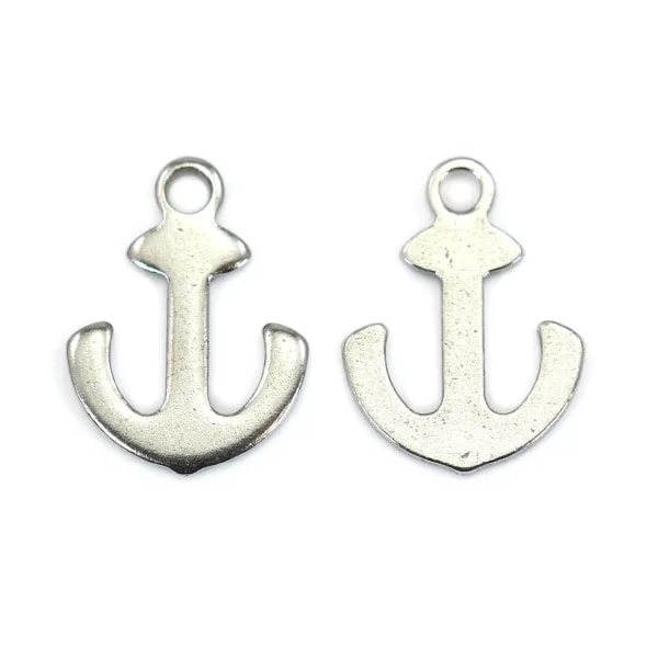 Aço inoxidável Anchor Charme 304 9x12mm x 2pcs