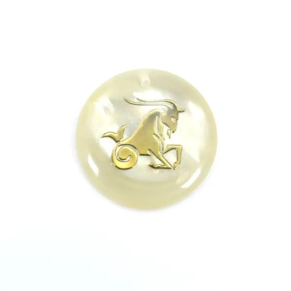 Pendentif Bélier en nacre 20mm x 1pc