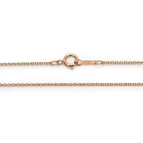 Chaîne Gold Filled rose 14 carats ovale 1.1mm 45cm x 1pc