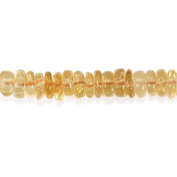 Citrine rondelle Heishi 4-5mm x 41cm