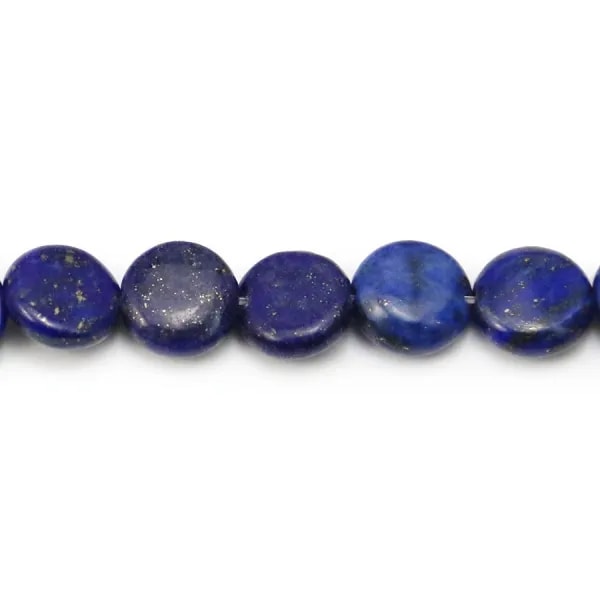 Cyanite Ronde Plate 8mm x 2pcs