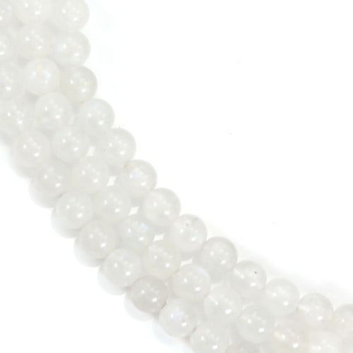 Pierre de Lune Ronde 7mm x 2pcs