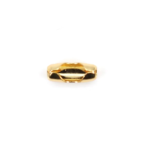 Ball chaine terminators 1.5mm plated by "flash" Gold on brass x 10pcs