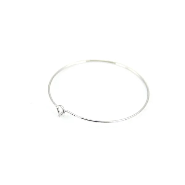 Créole boucles d'oreilles 20mm plaquée par "flash"or sur laiton x 4pcs