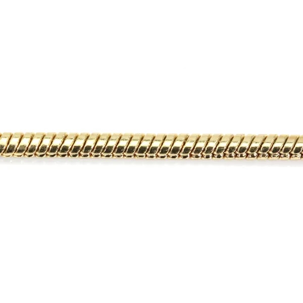 Chaîne serpentine flash or sur laiton 3mm x 1M