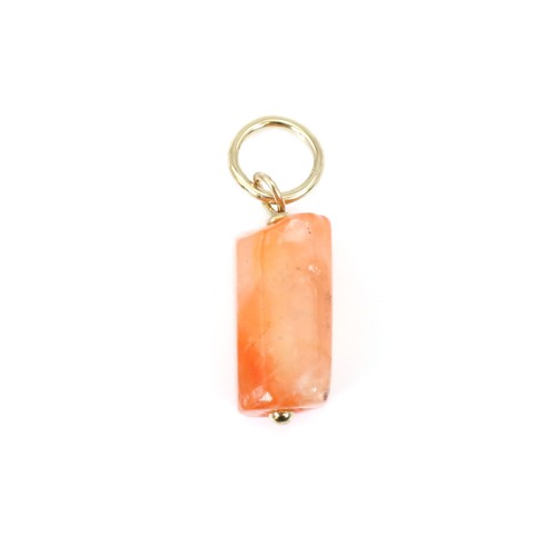 Pendant Agate Botswana Baroque - Gold Filled x 1pc