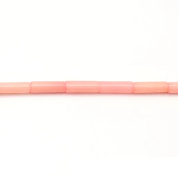 Sea Bamboo Colored Orange Tube  3x10mm x 40cm 