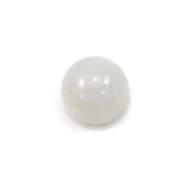 Cabochon pierre de lune rond 8mm x 1pc