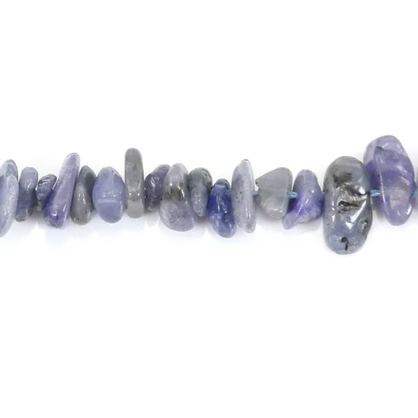 Tanzanite en forme chips x 80cm