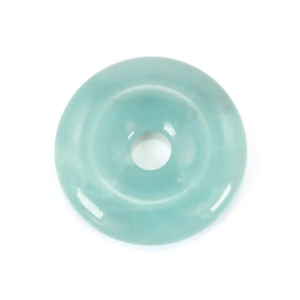 Donut Amazonite 14mm x 1pc