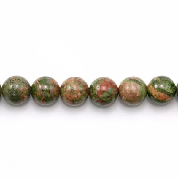 Jaspe unakite ronde 8mm x 20pcs