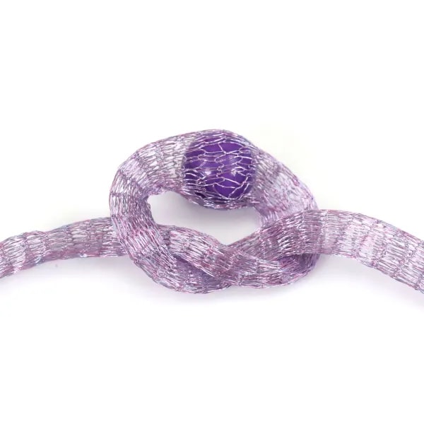 Résille tubulaire 6mm lilas  x 91.4cm