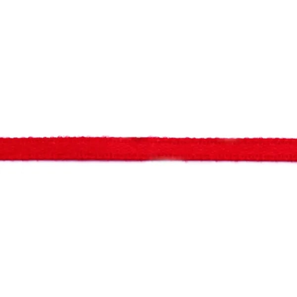 Fil polyester Double face satin rouge 3 mm x 5 m