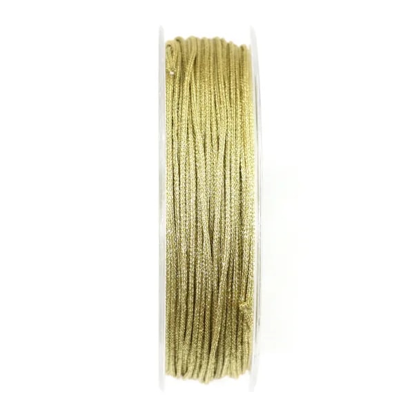 Fil polyester doré torsadé 1.0mm x 25m