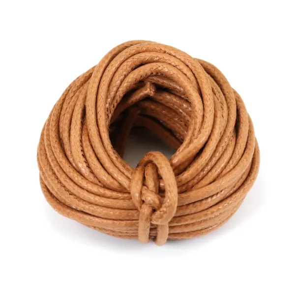 Cordonnet coton ciré cornaline 2.5mm  x 5m