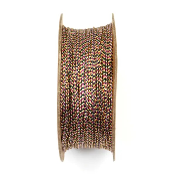 Fil polyester multicolore dorée 0.4mm x 110m
