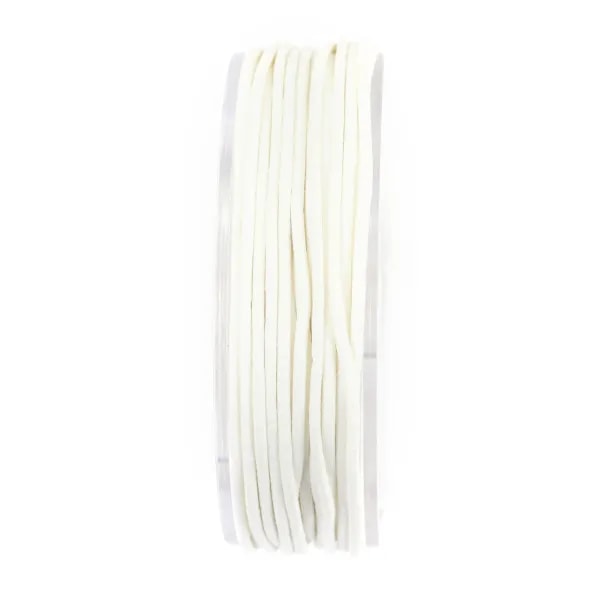 Cordonnet coton ciré blanc 2.0mm  x 5m