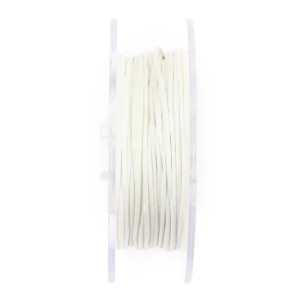 Cordonnet coton ciré blanc 1.0mm  x 20m