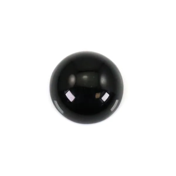 Round Obsidian Cabochon 12mm x 1pc