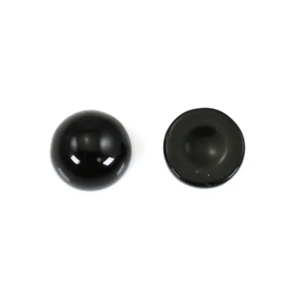 Cabochon Obsidienne rond 4mm x 4pcs