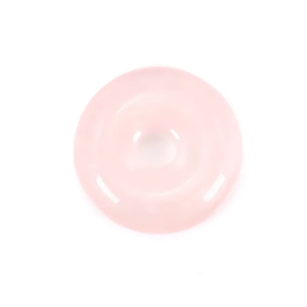 Donut Quartz Rose 25mm x 1pc