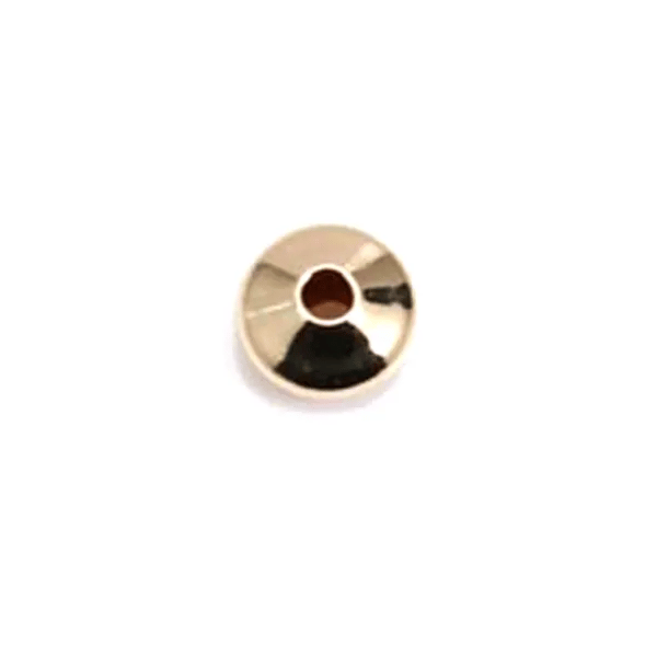 Perle rondelle en gold filled 7.8x4.2mm x 1pc