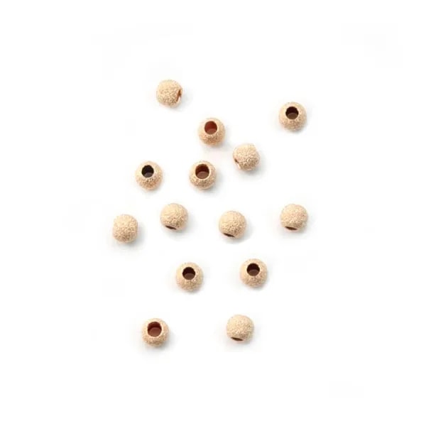 BOULE 2X0.9MM GOLD FILLED 14 CARAT 0.5G 50PCS
