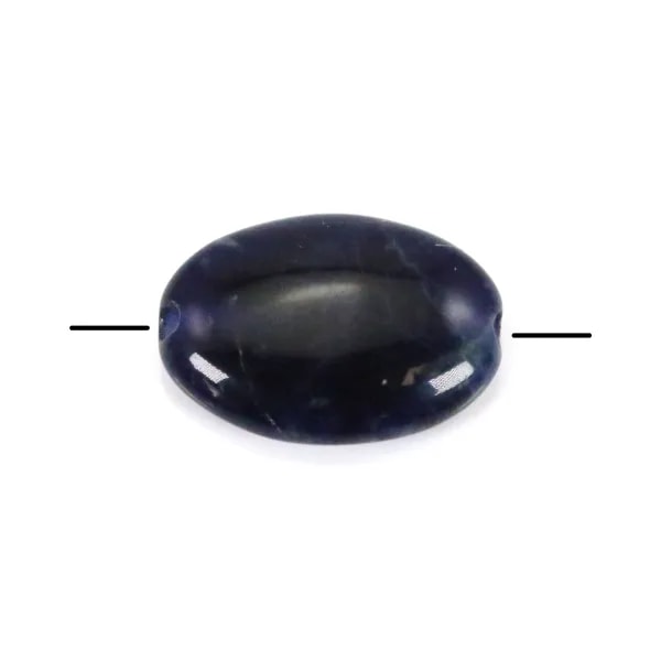 Sodalite goutte plate 20x15mm x 40cm (20pcs)