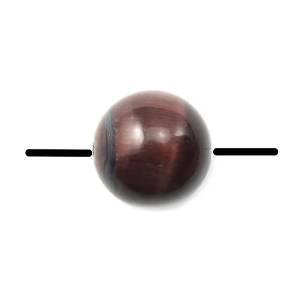 Red tiger stone round 8mm x  10 pcs
