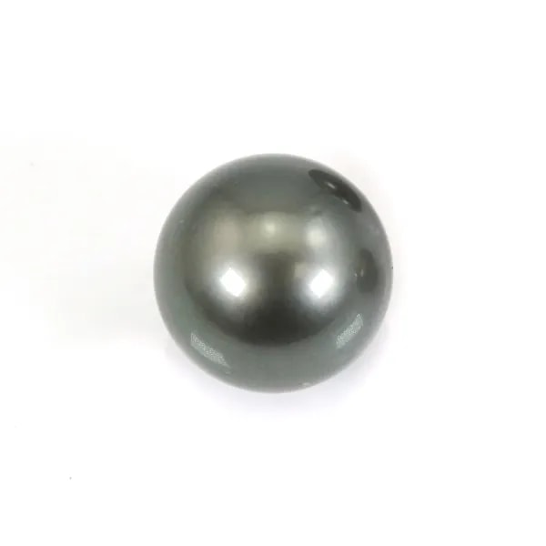 Perle de culture de Tahiti, ronde, 12.5-13mm, qualité A x 1pc